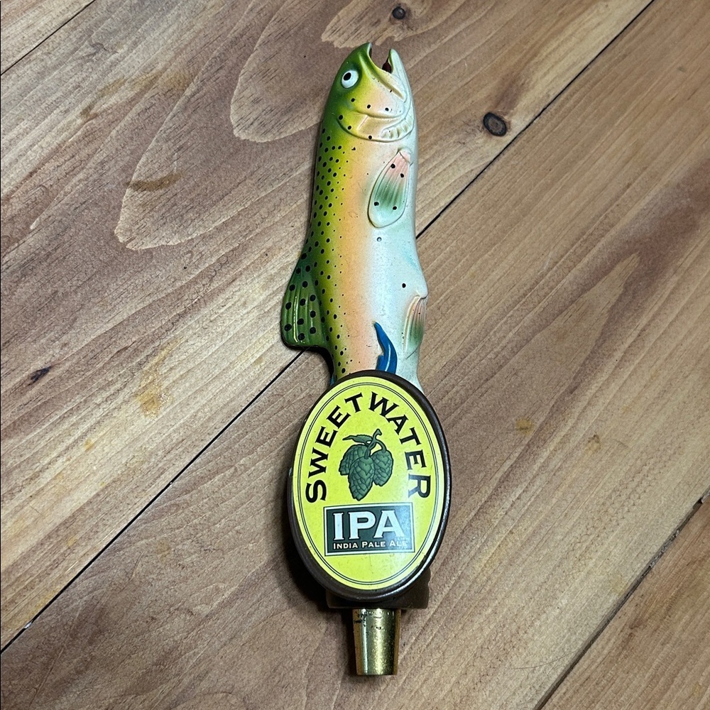 SweetWater IPA Fish Beer Tap Handle - Picture 1 of 7